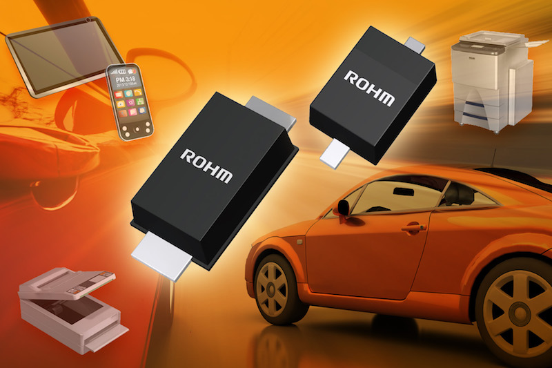 ROHM launches high-voltage Zener diode lineup